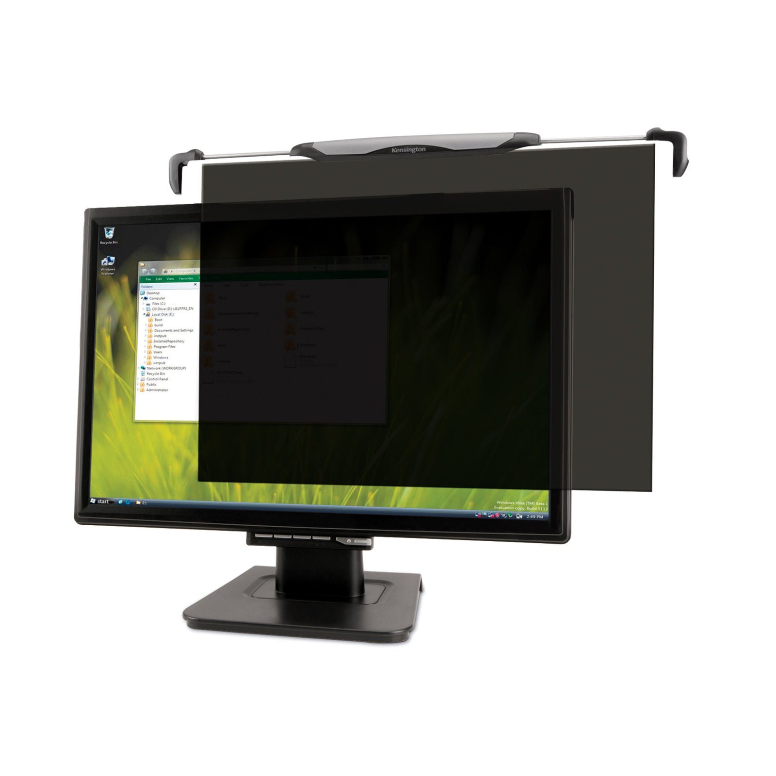 Kensington FS240 Snap2 Privacy Screen for 22”-24” Widescreen Monitors— Black K55315WW