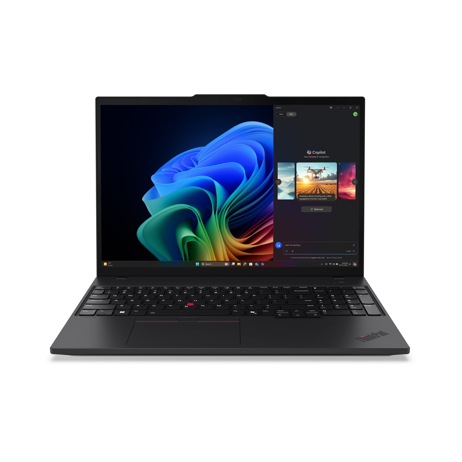 Lenovo ThinkPad T16 Gen 4 (AMD) Copilot+ PC Ryzen™ AI 7 350 Laptop 40.6 cm (16") WUXGA GB 21QN005XUS