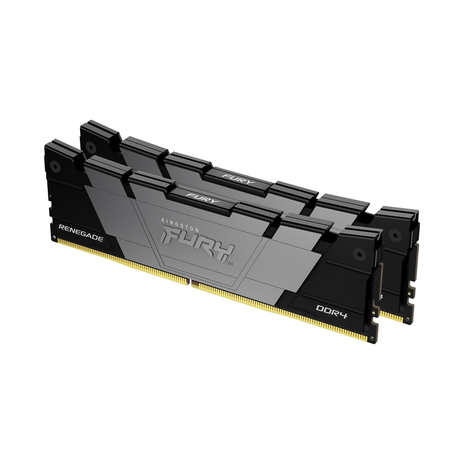 Kingston Technology FURY 16GB 4266MT/s DDR4 CL19 DIMM (Kit of 2) Renegade Black KF442C19RB2K2/16