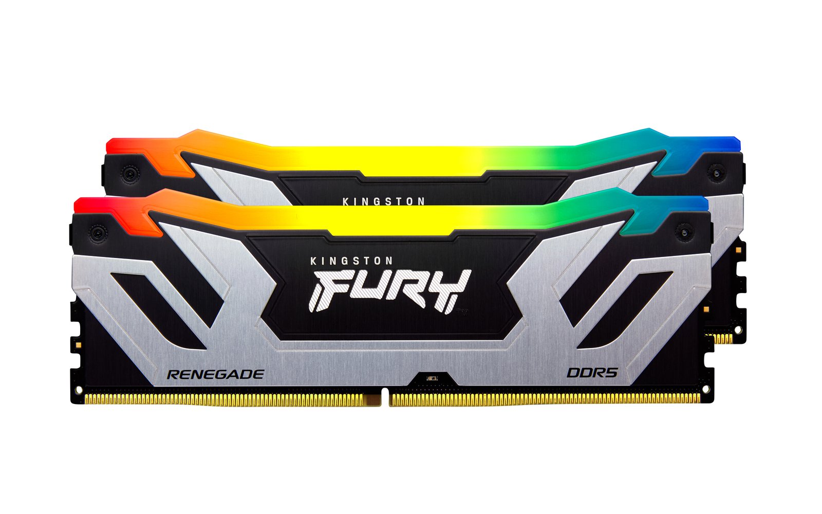 Kingston Technology FURY 48GB 8800MT/s DDR5 CL42 CUDIMM (Kit of 2) Renegade RGB Silver KF588CU42RSAK2-48