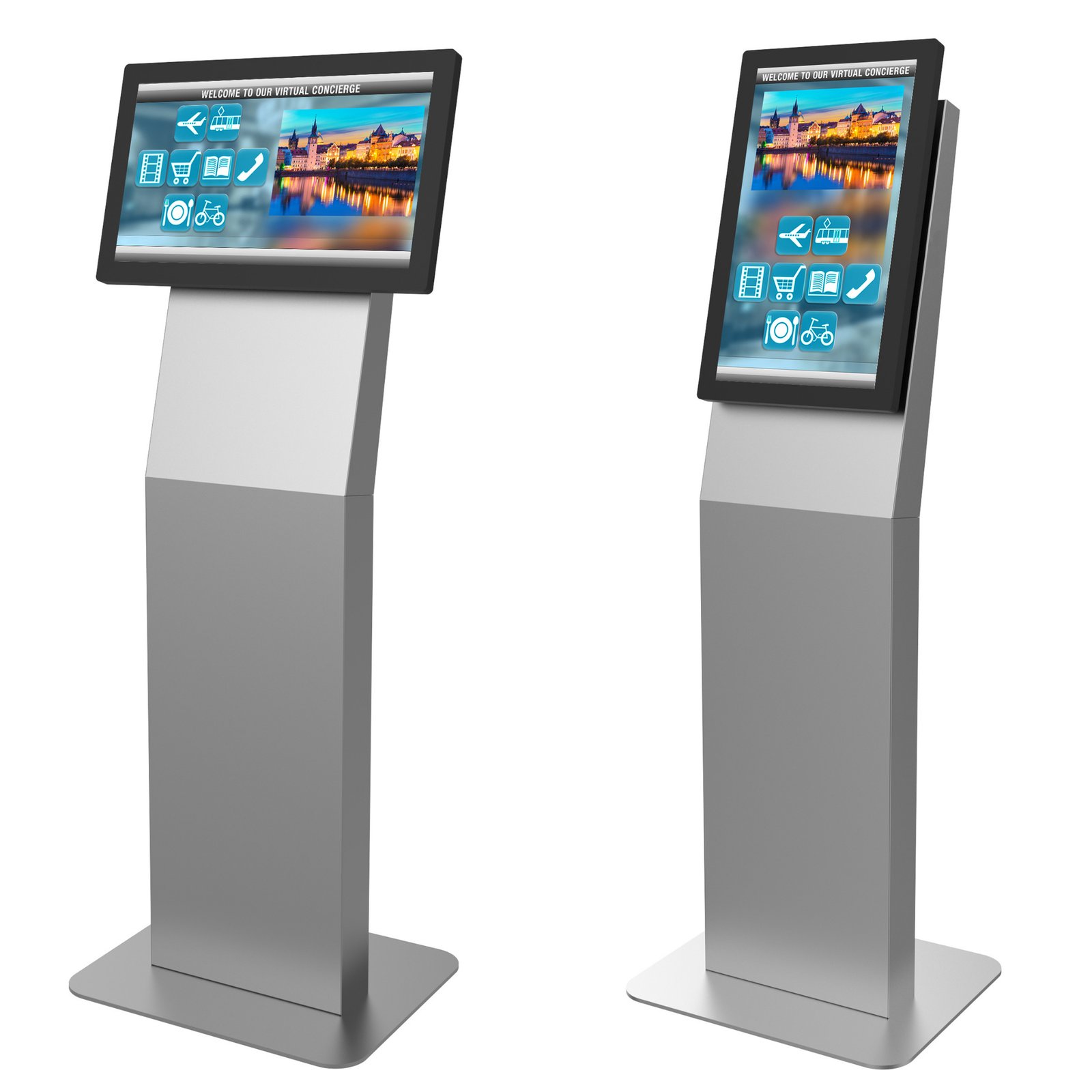 Peerless-AV Peerless - AV Landscape/Portrait Kiosk fits most 15" , 22" , or 32" Displays KIP522-S