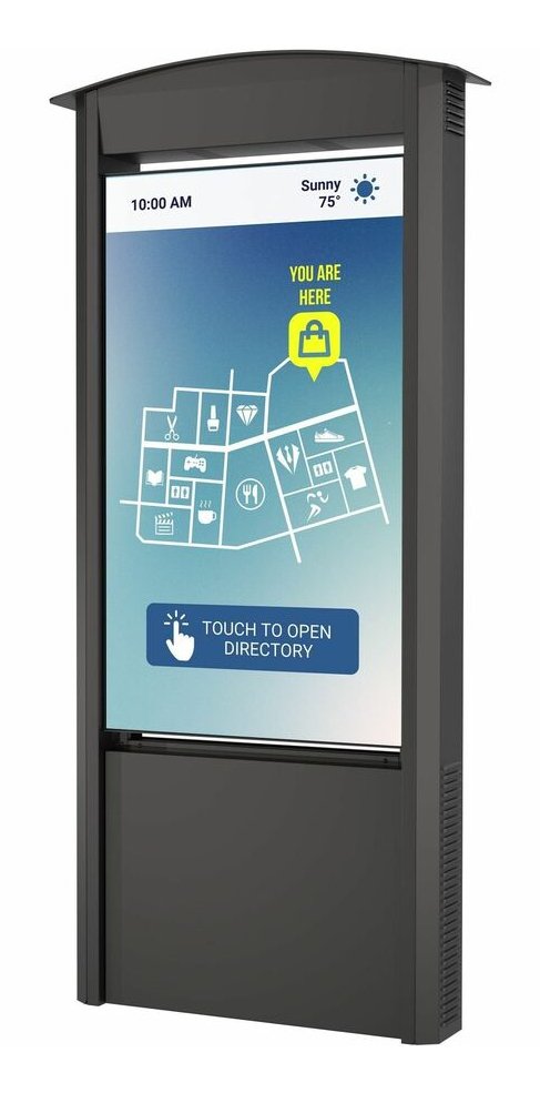 Peerless-AV Peerless - AV Smart City Kiosk with 55" Xtreme High Bright Outdoor Display KOP55XHB