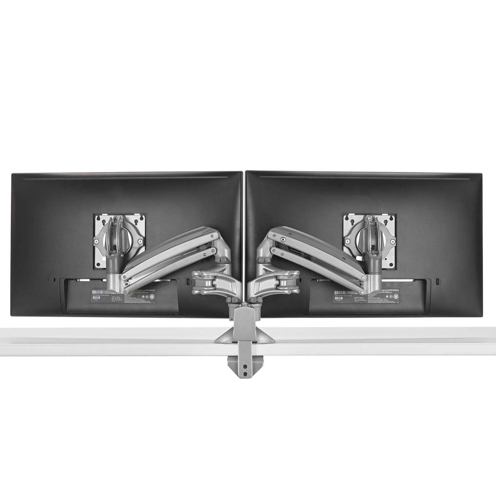 Chief KX Low-Profile Dual Monitor Arms, Desk Mount, Black KXD220B