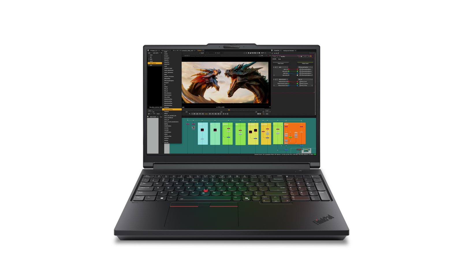 Lenovo ThinkPad P16 Gen 3 Intel Core Ultra 9 275HX Laptop 40.6 cm (16") WQUXGA 64 GB DDR5-SDRAM 2 21RQ0016US