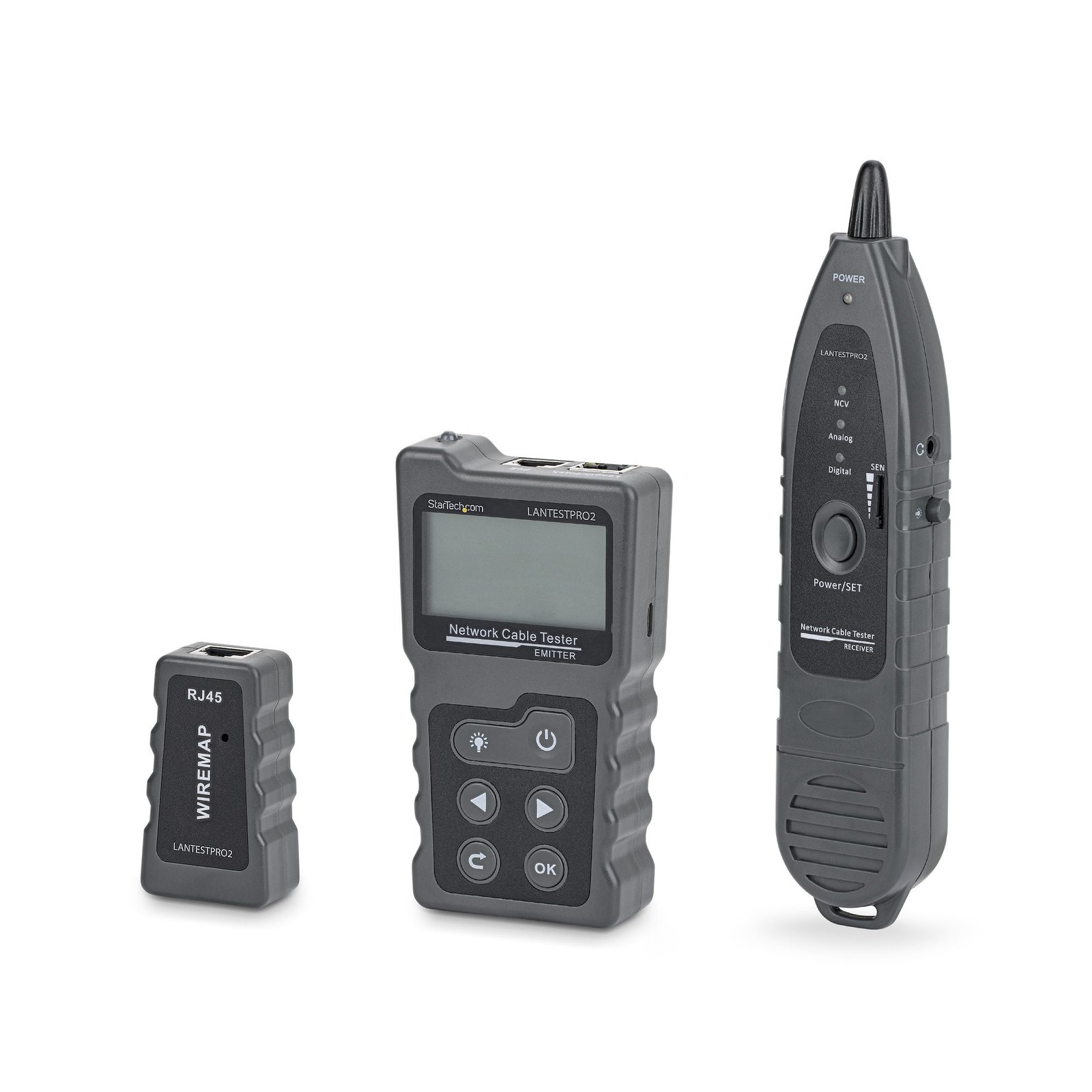 StarTech.com Network Cable Tester with Tone Probe Tool, Multi-Function RJ45 LAN for LANTESTPRO2