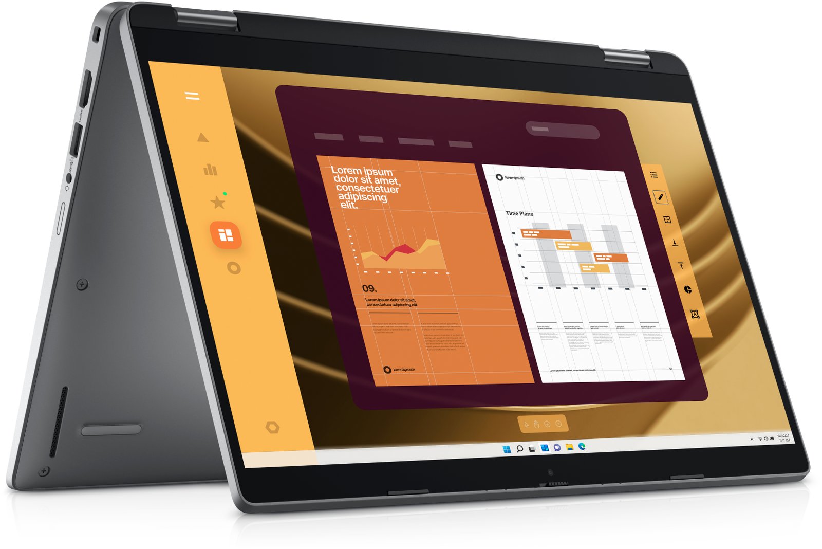 DELL Latitude 5350 2-in-1 Intel Core Ultra 7 165U Hybrid 33.7 cm (13.3") Touchscreen Full HD 32 GB HWFV4