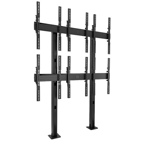 Chief Fusion® 3 x 2 Portrait Micro-Adjustable Large Bolt-Down Freestanding Video Wall LBM3X2UP