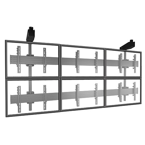 Chief Fusion® Micro-Adjustable Large Ceiling Mounted 3 x 2 Video Wall Solutions LCM3X2U