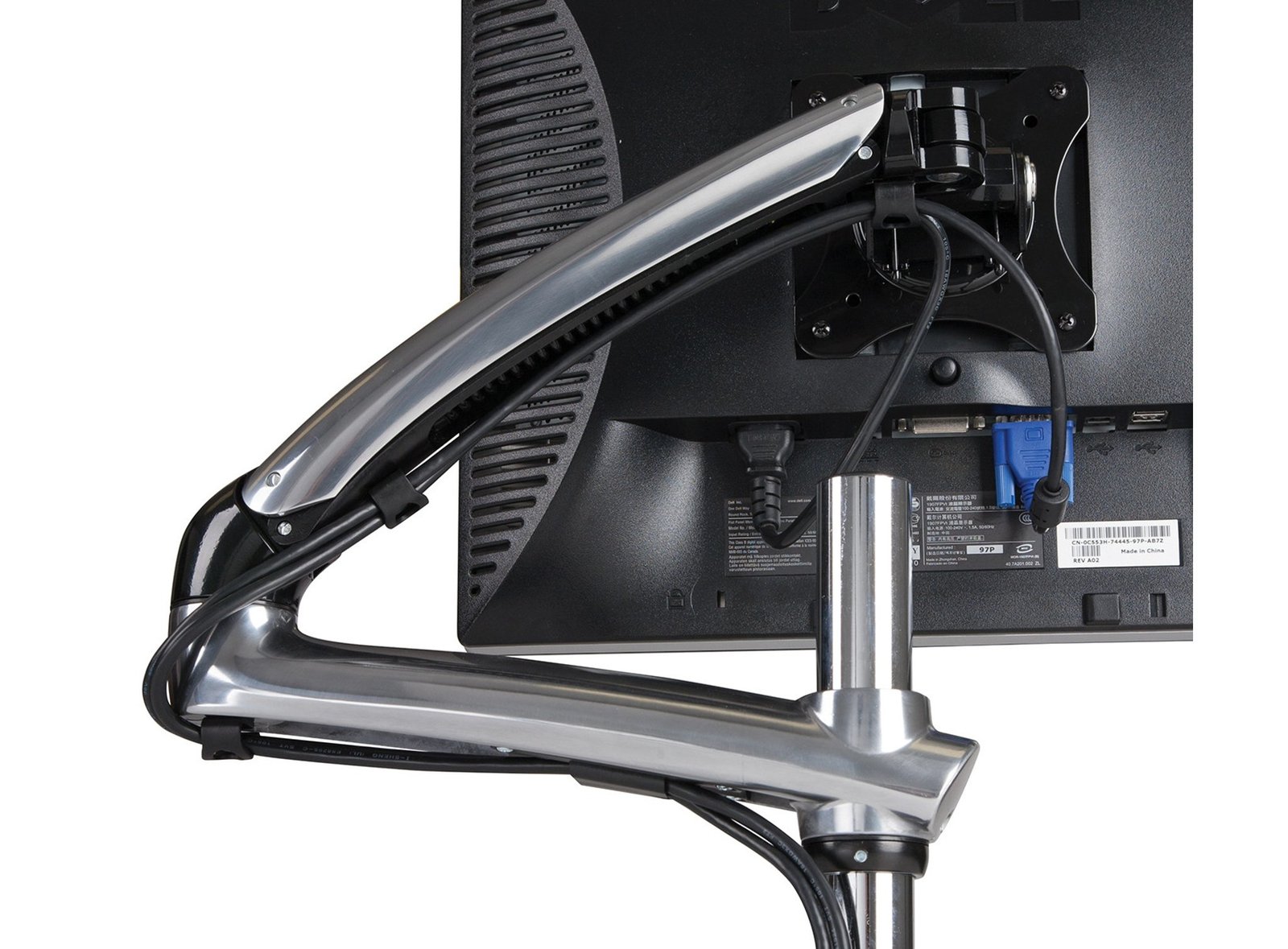 Peerless-AV Peerless - AV LCT620A-G monitor mount / stand 73.7 cm (29") Desk Black, Silver