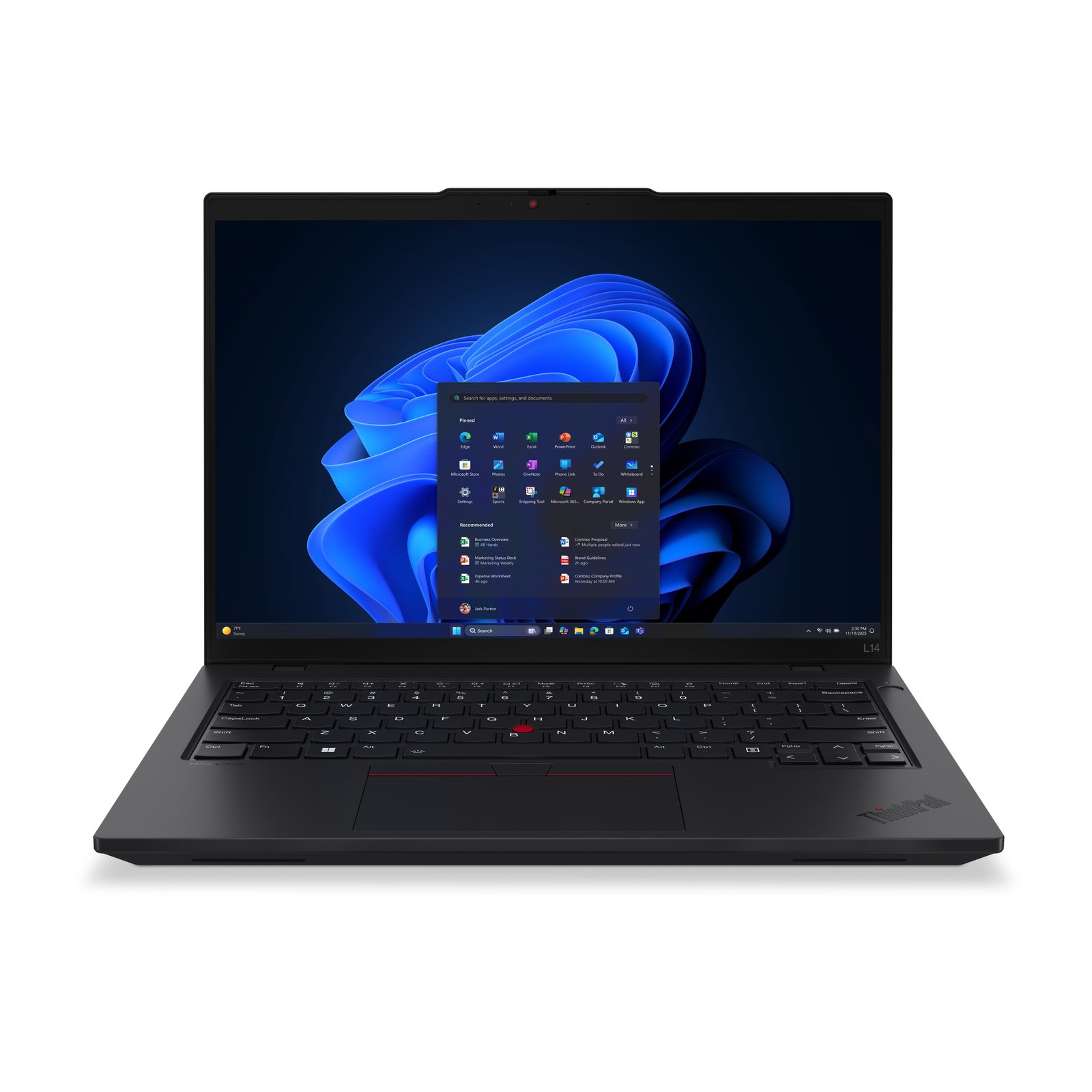 Lenovo ThinkPad L14 Gen 6 (Intel) Core Ultra 7 255U Laptop 35.6 cm (14") WUXGA 32 GB DDR5-SDRAM 512 21S60031US