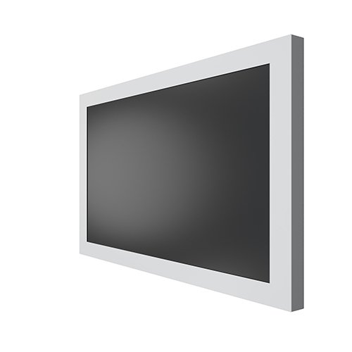 Chief ImpactTM On-Wall Kiosk - Landscape 43 Inch White LW43UW