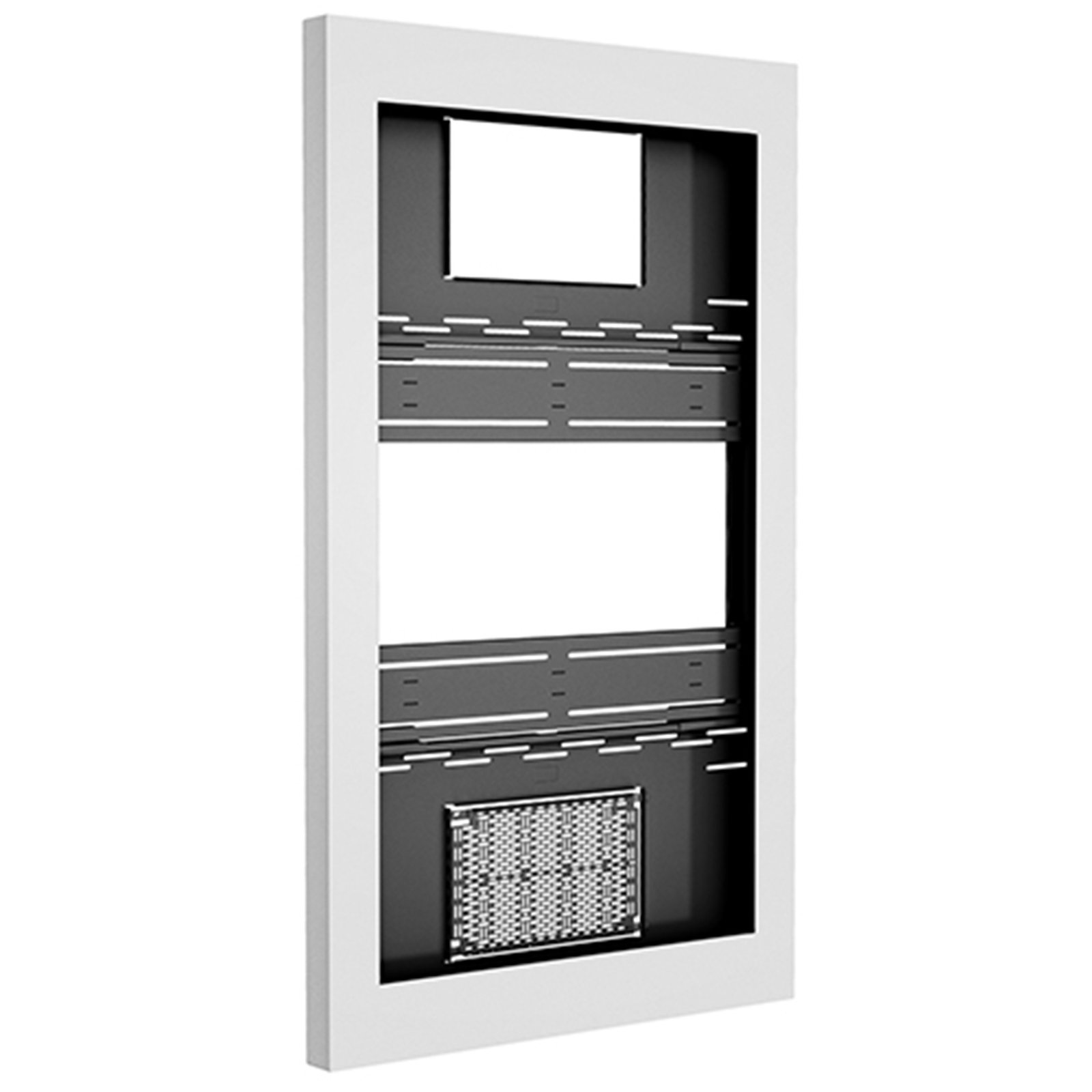 Chief ImpactTM On-Wall Kiosk - Portrait 65 Inch White LW65UBP