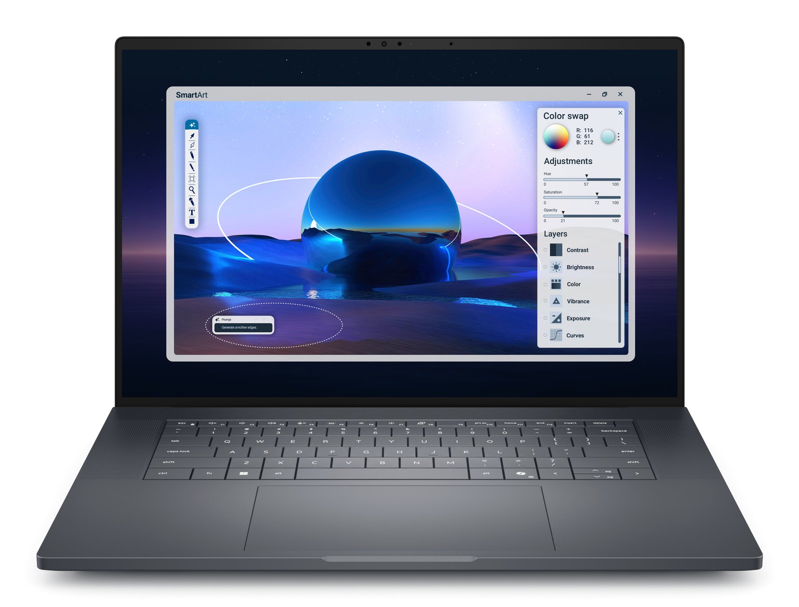 DELL Pro Max 16 Premium MA16250 Intel Core Ultra 7 265H Mobile workstation 40.6 cm Full HD+ 32 GB XJ2GM