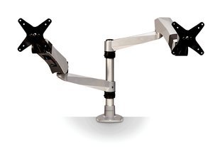 3M Company MA265S monitor mount / stand 76.2 cm (30") Desk Silver