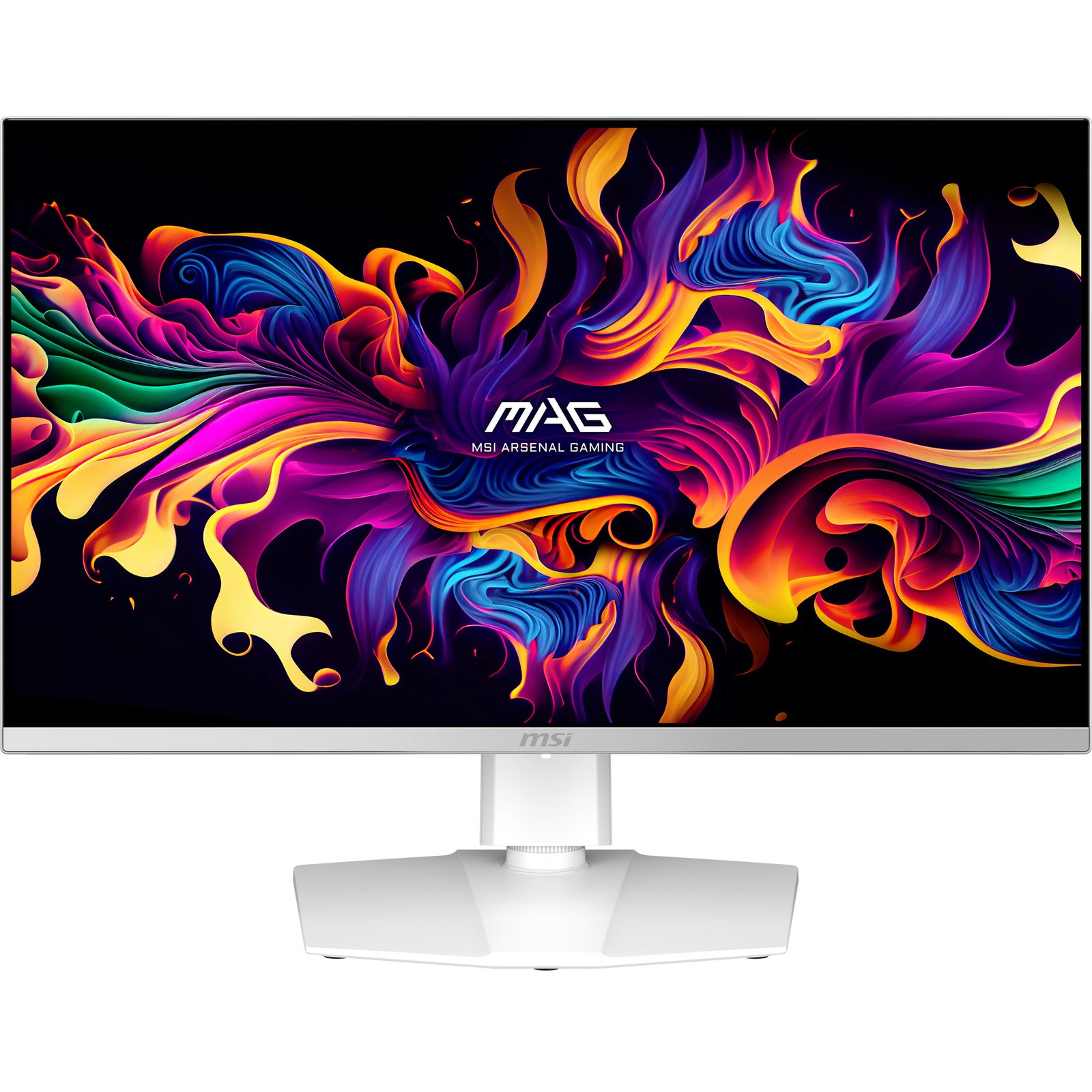 MSI MAG 272QPW QD-OLED X28 computer monitor 67.3 cm (26.5") 2560 x 1440 pixels Wide Quad HD White MAG272QPWQDOLEDX28
