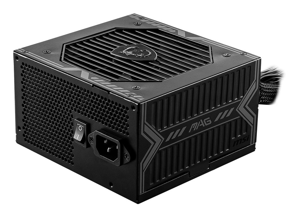 MSI MAG A650BN UK PSU '650W, 80 Plus Bronze certified, 12V Single-Rail, DC-to-DC Circuit, 120mm MAGA650BN
