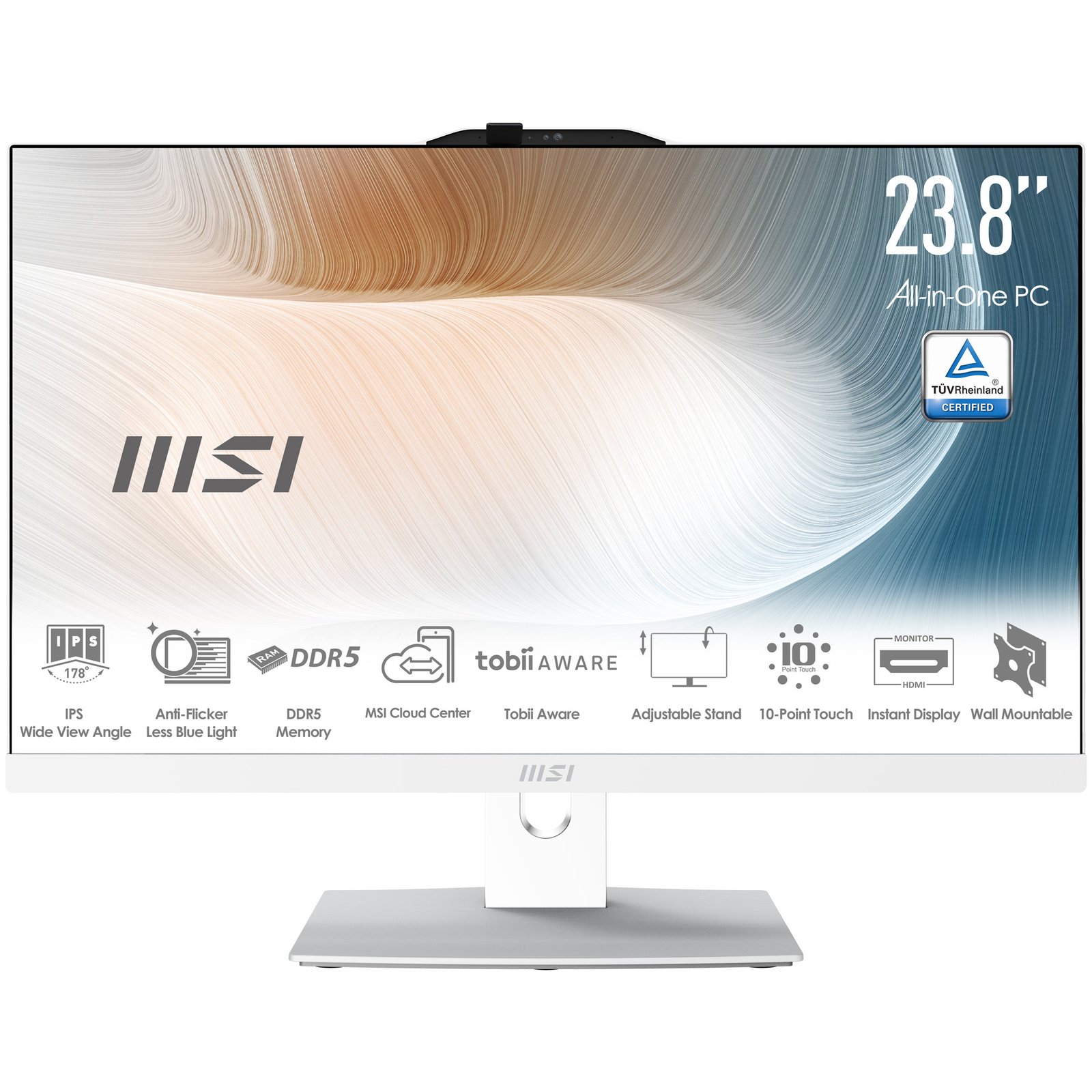 MSI Modern AM242TP 1M-1094US Intel Core 7 150U 60.5 cm (23.8") 1920 x 1080 pixels Touchscreen MAM242TP1M1094