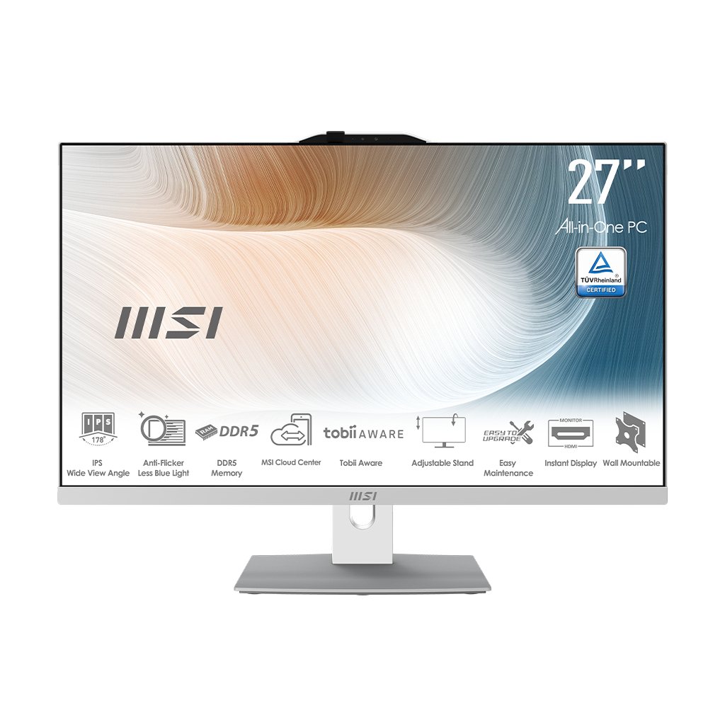 MSI Modern AM272P 1M-823US Intel Core 5 120U 68.6 cm (27") 1920 x 1080 pixels All-in-One PC 16 GB MAM272P1M823