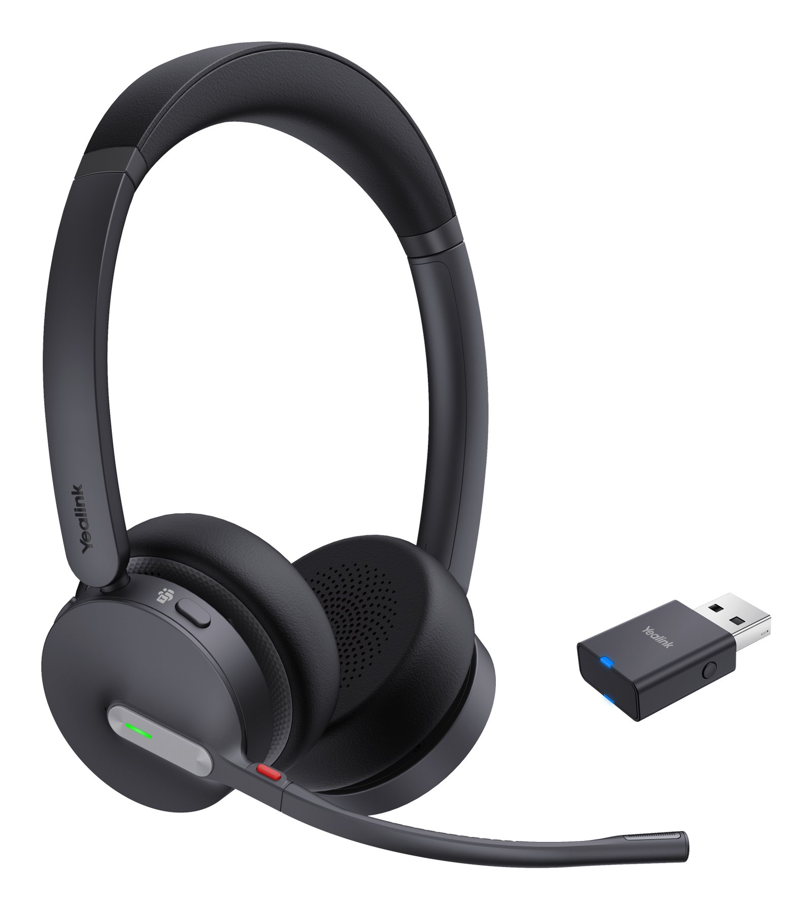 Yealink WH64 Hybrid Dual Teams Headset Wireless Head-band Office/Call center Micro-USB Bluetooth 1208685