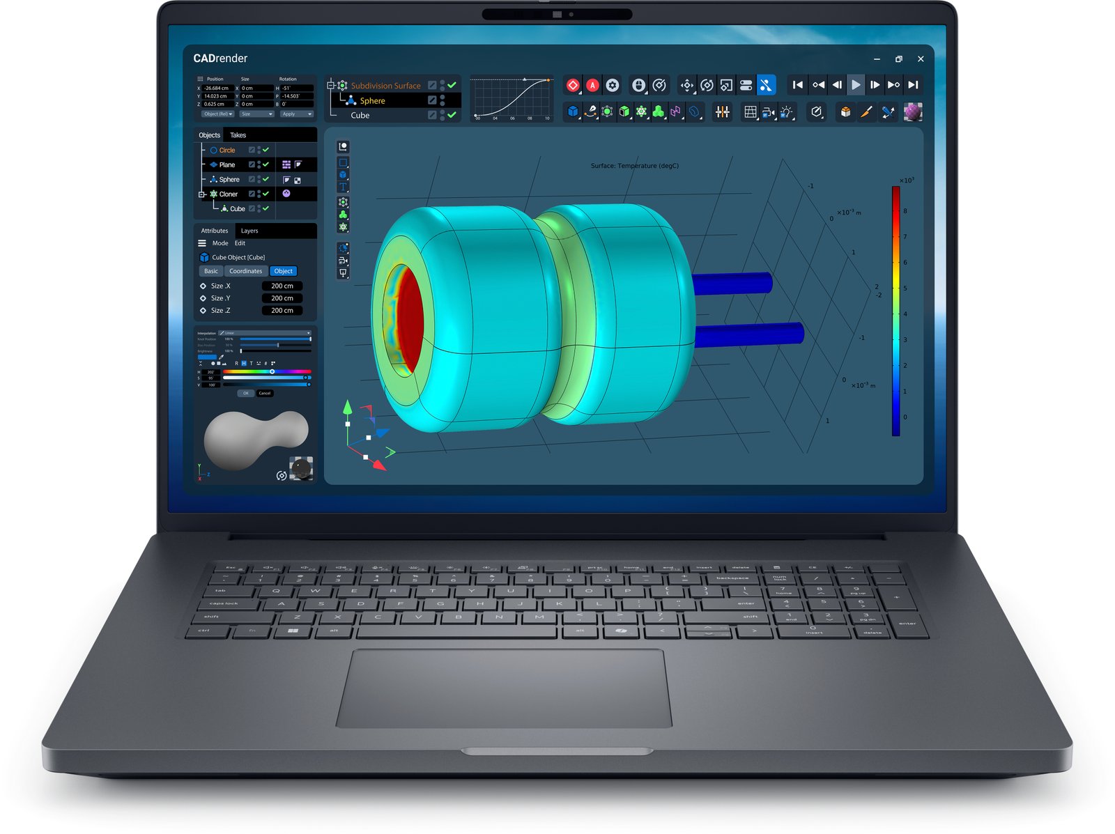 DELL Pro Max 18 Plus MB18250 Intel Core Ultra 7 265HX Mobile workstation 45.7 cm Quad HD+ 32 GB PXV55