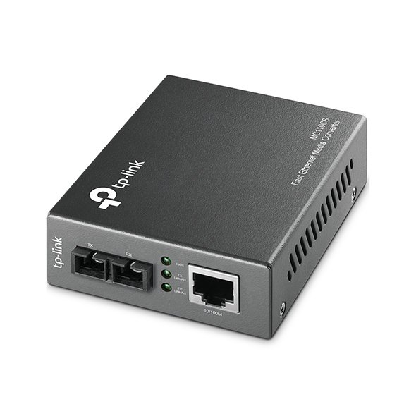 TP-Link Omada MC110CS network media converter 100 Mbit/s 1310 nm Single-mode Black