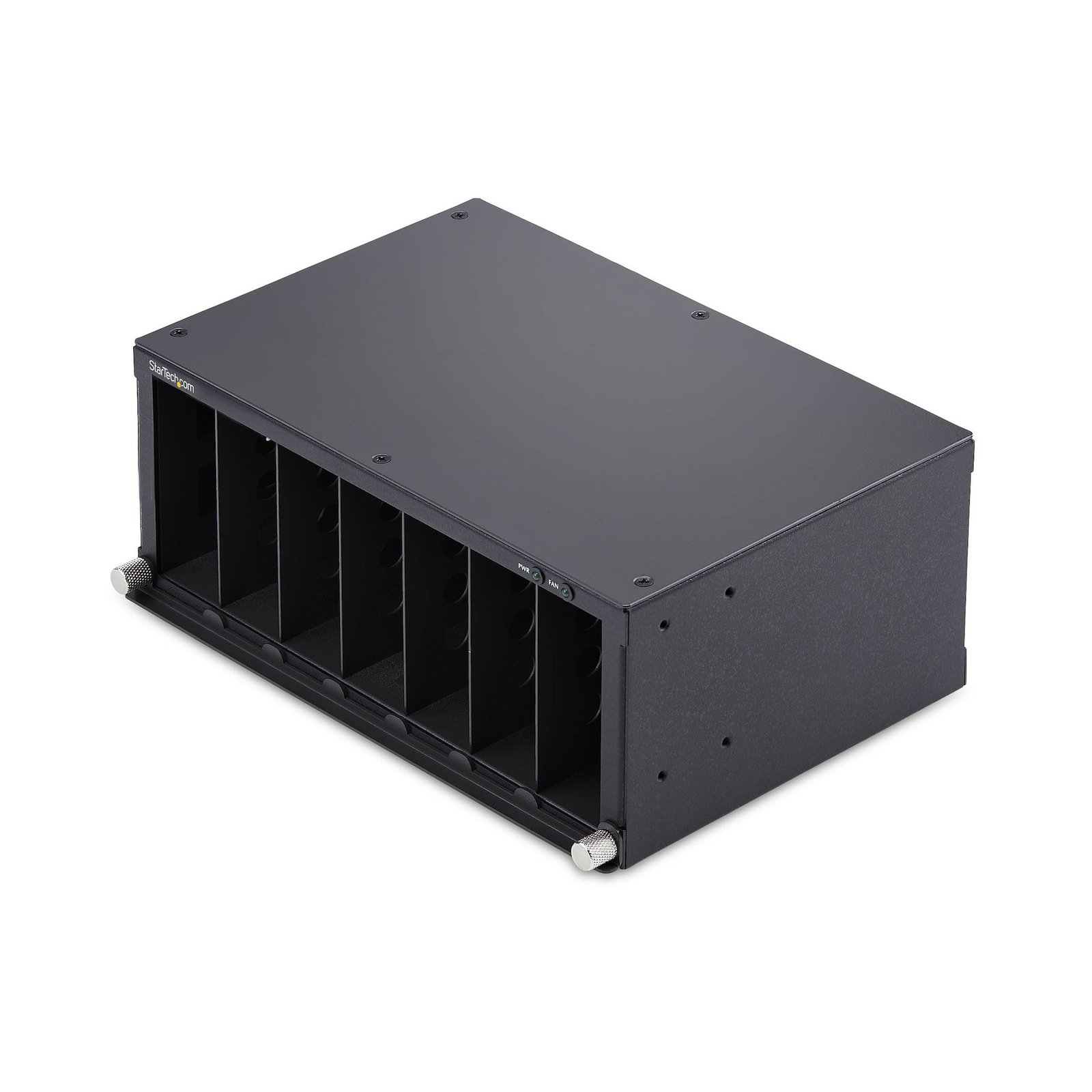 StarTech.com 7-Slot Unmanaged Media Converter Chassis for MCM Series, Full Power Isolation, Active MCM7-MEDIA-CHASSIS