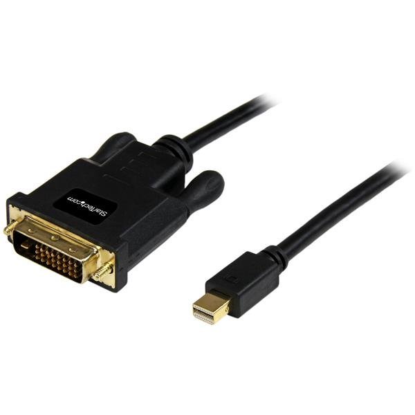 StarTech.com 3ft (0.9m) Mini DisplayPort to DVI Cable - DP Adapter - 1080p Video - Passive mDP 1.2 MDP2DVIMM3B