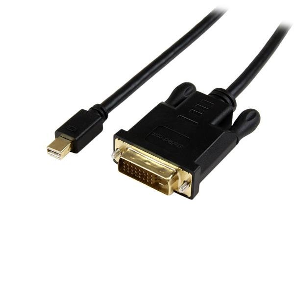 StarTech.com 6ft (1.8m) Mini DisplayPort to DVI Cable - Active DP Adapter - 1080p Video - mDP 1.2 MDP2DVIMM6BS