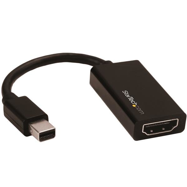 StarTech.com Mini DisplayPort to HDMI Adapter - Active mDP 1.4 2.0 Video Converter - 4K 60Hz - DP MDP2HD4K60S