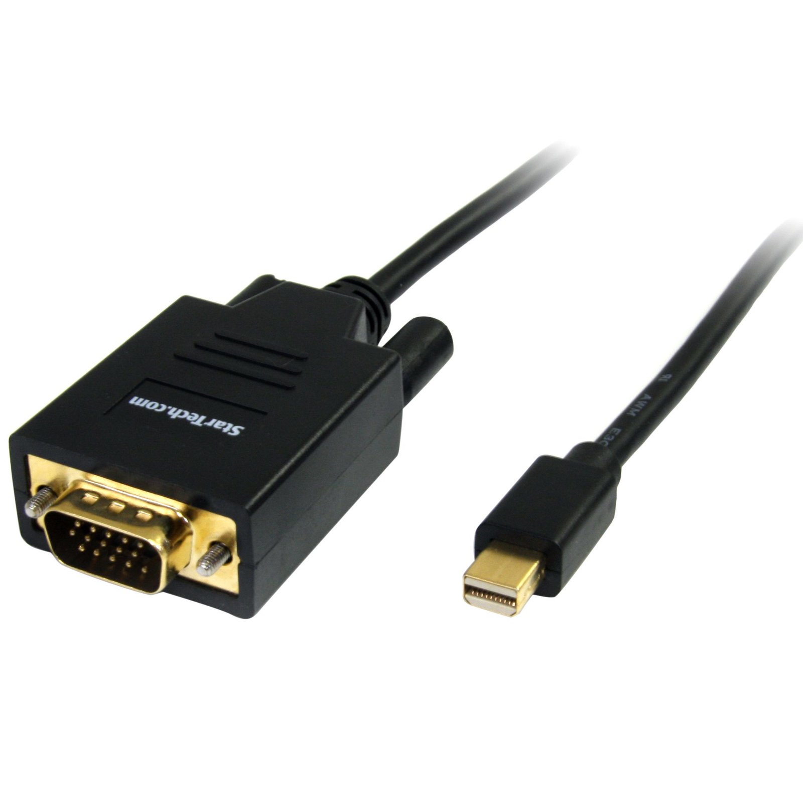 StarTech.com 6ft (2m) Mini DisplayPort to VGA Cable - Active DP Adapter - 1080p Video - mDP 1.2 or MDP2VGAMM6