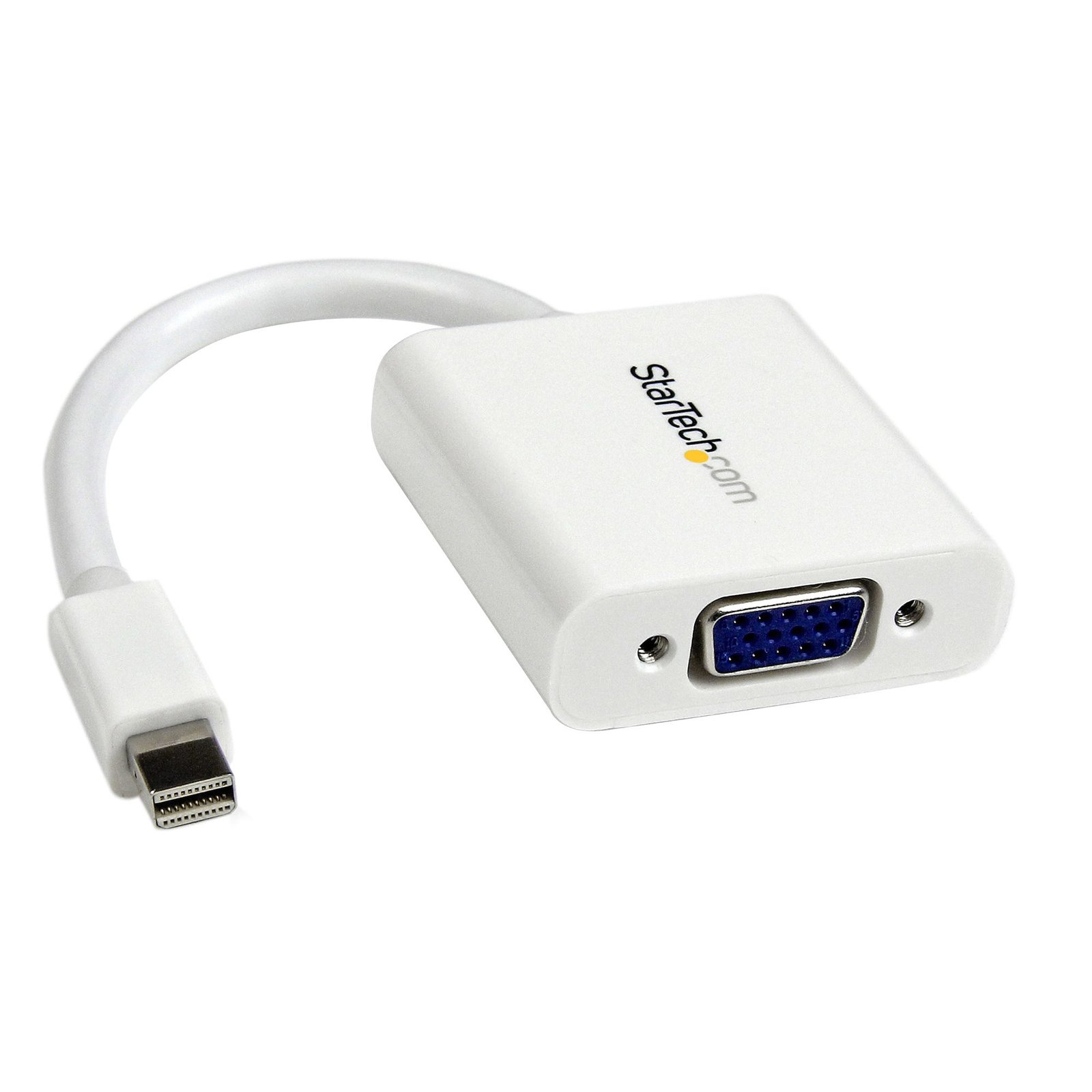 StarTech.com Mini DisplayPort to VGA Adapter - Active DP Converter - 1080p Video - mDP or MDP2VGAW