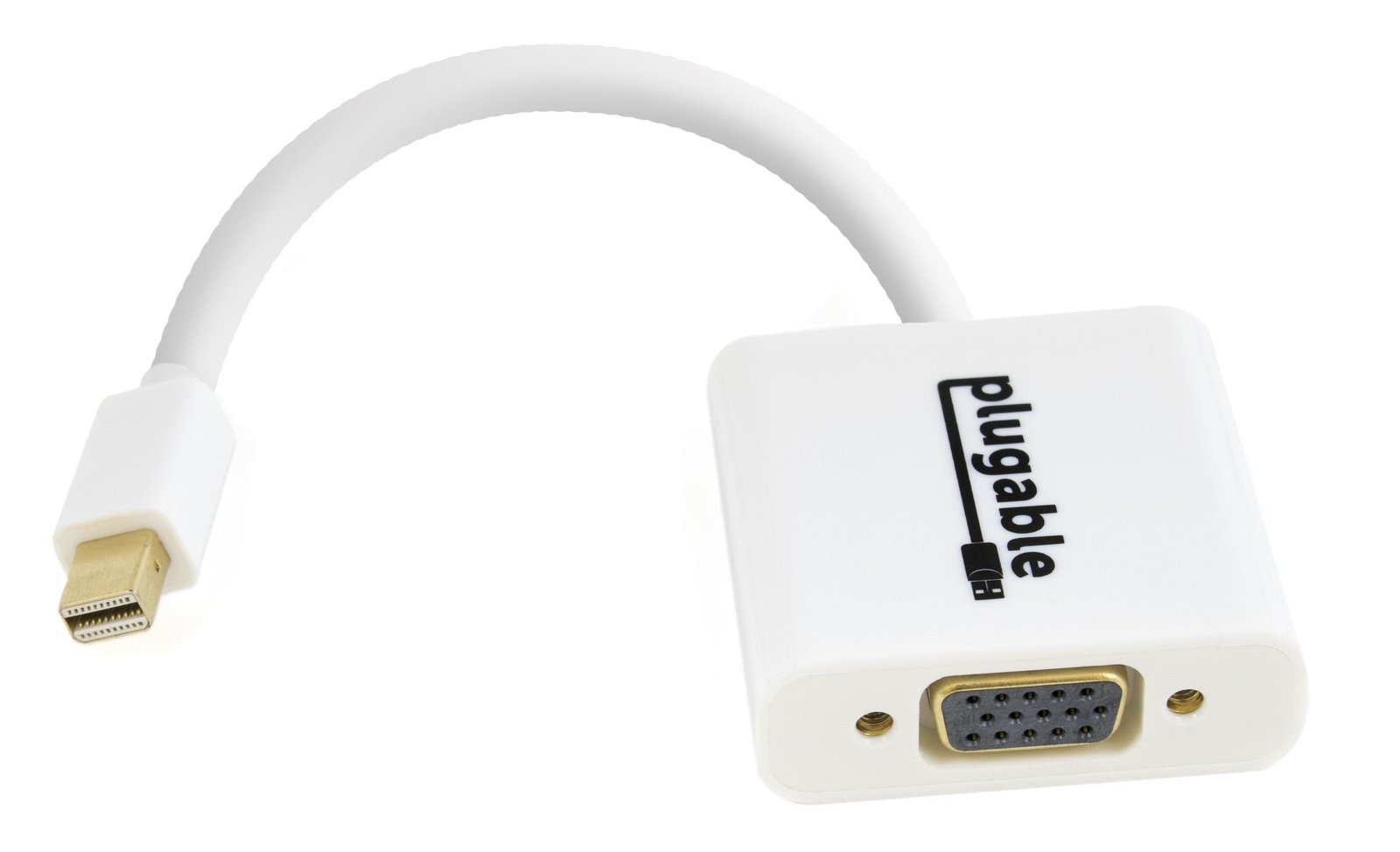 Plugable Technologies Mini DisplayPort (Thunderbolt 2) to VGA Adapter - Supports Mini-DisplayPort MDPM-VGAF